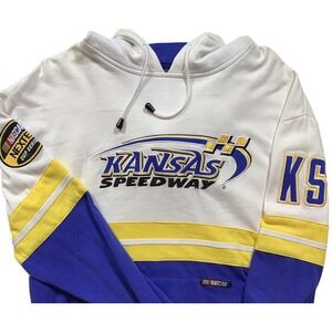Racing Champions NASCAR Nextel KS Speedway Hoodie Sweatshirt Size Large -C146